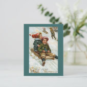 "Een vrolijke kerst voor jou" Feestdagenkaart (Staand voorkant)