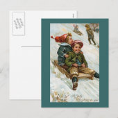 "Een vrolijke kerst voor jou" Feestdagenkaart (Voorkant / Achterkant)