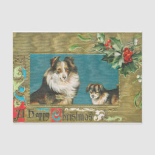 Een vrolijke kerstKaart, de Miriam en Ira Wallach Tissuepapier