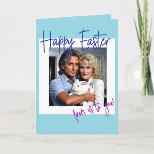 Een vrolijke kerstkaart; donkere humor; jaren 80 f bedankkaart