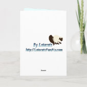 Een vrolijke Kerstkaart van de Smoking Feestdagen Kaart (Achterkant)