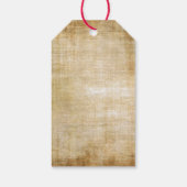 Een vrolijke kerstkerstkerstman kerstman cadeaulabel (Achterkant)