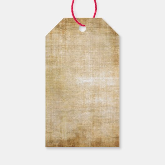 Een vrolijke kerstkerstkerstman kerstman cadeaulabel (Achterkant)