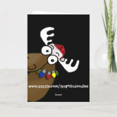 Een vrolijke kerstman! feestdagen kaart (Achterkant)