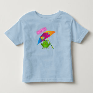 Een vrolijke kikker kinder shirts