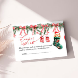Een vrolijke kleine kerstluier Raffle Kaart