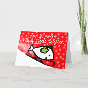 Een vrolijke kleine Solstice! - Bedankkaart