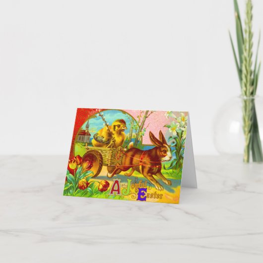 Een vrolijke Pasen Feestdagen Kaart (Voorkant)