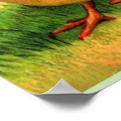 Een vrolijke Pasen, populaire  illustratie, Poster (Hoek)