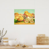 Een vrolijke Pasen, populaire  illustratie, Poster (Keuken)