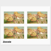 Een vrolijke Pasen Rechthoekige Sticker (Vel)