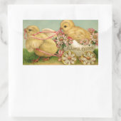 Een vrolijke Pasen Rechthoekige Sticker (Tas)