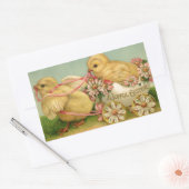 Een vrolijke Pasen Rechthoekige Sticker (Envelop)