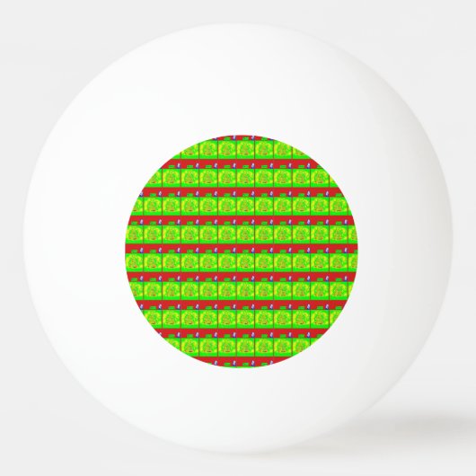 Een vrolijke pingpongbal (Voorkant)