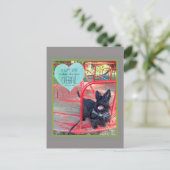 Een vrolijke Smile Post Kaart (Staand voorkant)