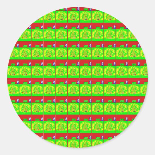 Een vrolijke Sticker (Voorkant)