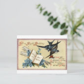 Een vrolijke verjaardag 1913 Repro Briefkaart (Staand voorkant)