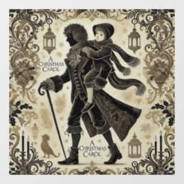 Een vrolijke wandeling naar huis raamsticker