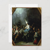 Een vrouw beschadigd door de verovering briefkaart (Voorkant / Achterkant)