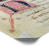 Een vrouw die een eed aflegt poster (Hoek)