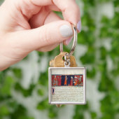 Een vrouw die een eed aflegt sleutelhanger (Hand)