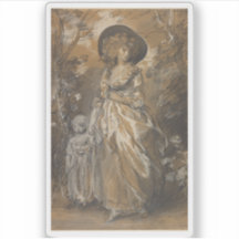 Een vrouw die in een tuin loopt met een kind