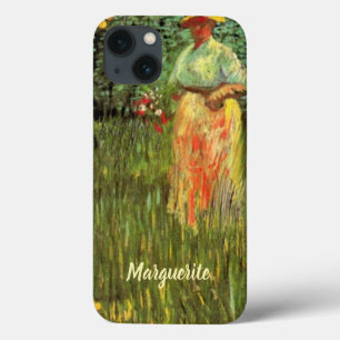 Een vrouw die in een tuin loopt van Vincent van Go Case-Mate iPhone Case