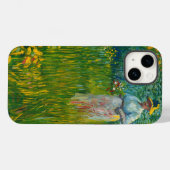 Een vrouw die in een tuin loopt - Vincent van Gogh Case-Mate iPhone Case (Achterkant (horizontaal))