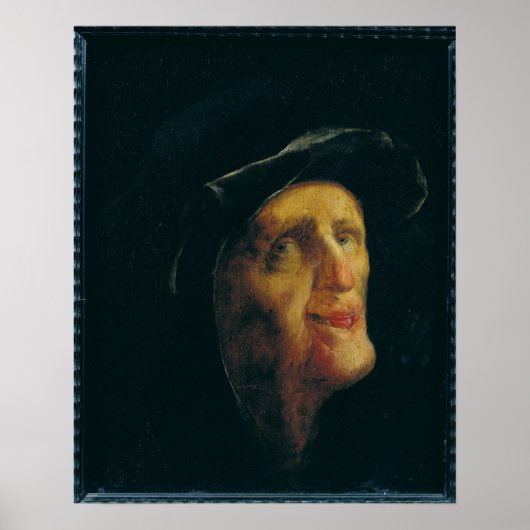 Een vrouw die lacht poster (Voorkant)