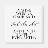 Een vrouw die ooit zei: magneet (Voorkant)