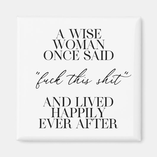 Een vrouw die ooit zei: magneet (Voorkant)