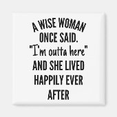 Een vrouw die ooit zei: magneet (Voorkant)