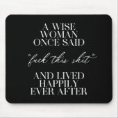 Een vrouw die ooit zei: muismat (Voorkant)