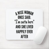 Een vrouw die ooit zei: muismat (Met muis)