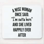 Een vrouw die ooit zei: muismat (Voorkant)