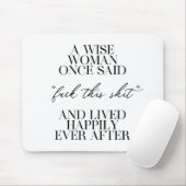 Een vrouw die ooit zei: muismat (Met muis)