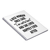 Een vrouw die ooit zei: notitieboek (Rechterzijde)