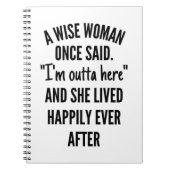 Een vrouw die ooit zei: notitieboek (Voorkant)