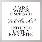 Een vrouw die ooit zei: poster (Voorkant)