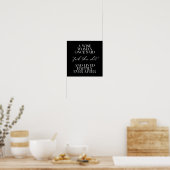 Een vrouw die ooit zei: poster (Keuken)