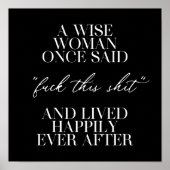 Een vrouw die ooit zei: poster (Voorkant)