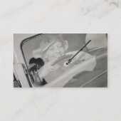 Een vrouw die rijdt, c.1930s (fotogravure) visitekaartje (Achterkant)