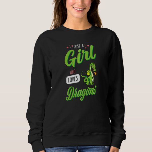 Een vrouw die van Dragons houdt... Trui (Voorkant)