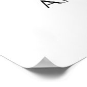 Een vrouw die van wijn houdt, geboren in januari poster (Hoek)