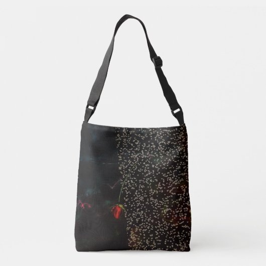 Een vrouw die viool speelt crossbody tas (Achterkant)