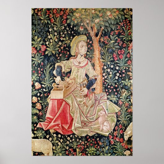 Een vrouw draaien poster (Voorkant)