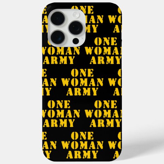 EEN VROUW EEN LEGER Case-Mate iPhone CASE (Achterkant)