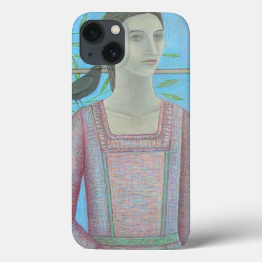 Een vrouw en een Blackbird zijn One 2012 Case-Mate iPhone Case (Achterkant)