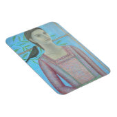 Een vrouw en een Blackbird zijn One 2012 Magneet (Rechterzijde)