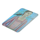 Een vrouw en een Blackbird zijn One 2012 Magneet (Linkerzijde)